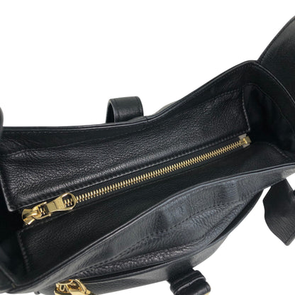 LOEWE Logo Shoulder bag Black Vintage earnia