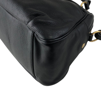Yves Saint Laurent Two-way Handbag Shoulder bag Black Vintage wu64ez