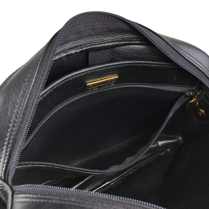 Christian Dior CD Logo Shoulder bag Black Vintage utsbka