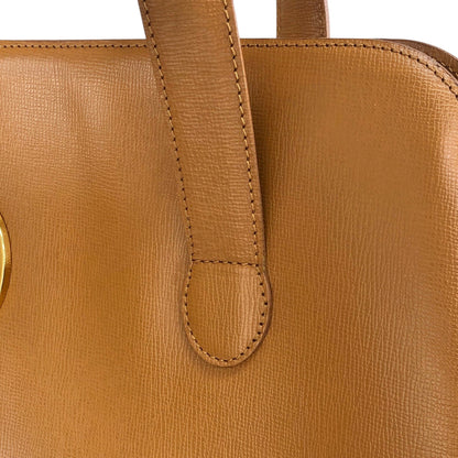 Christian Dior CD Logo Handbag Totebag Brown Vintage i5u28h