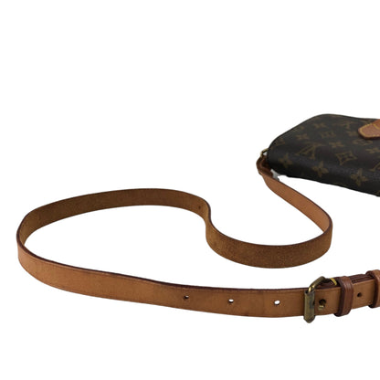 LOUIS VUITTON Monogram Shoulder bag Brown M51254 Vintage g6r5tz