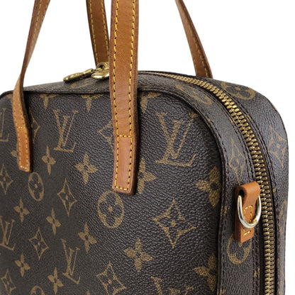 LOUIS VUITTON Monogram Two-way Handbag Shoulder bag Brown Vintage uvzzvg