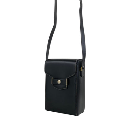 Christian Dior CD Logo Small Shoulder bag Black Vintage esfjwx