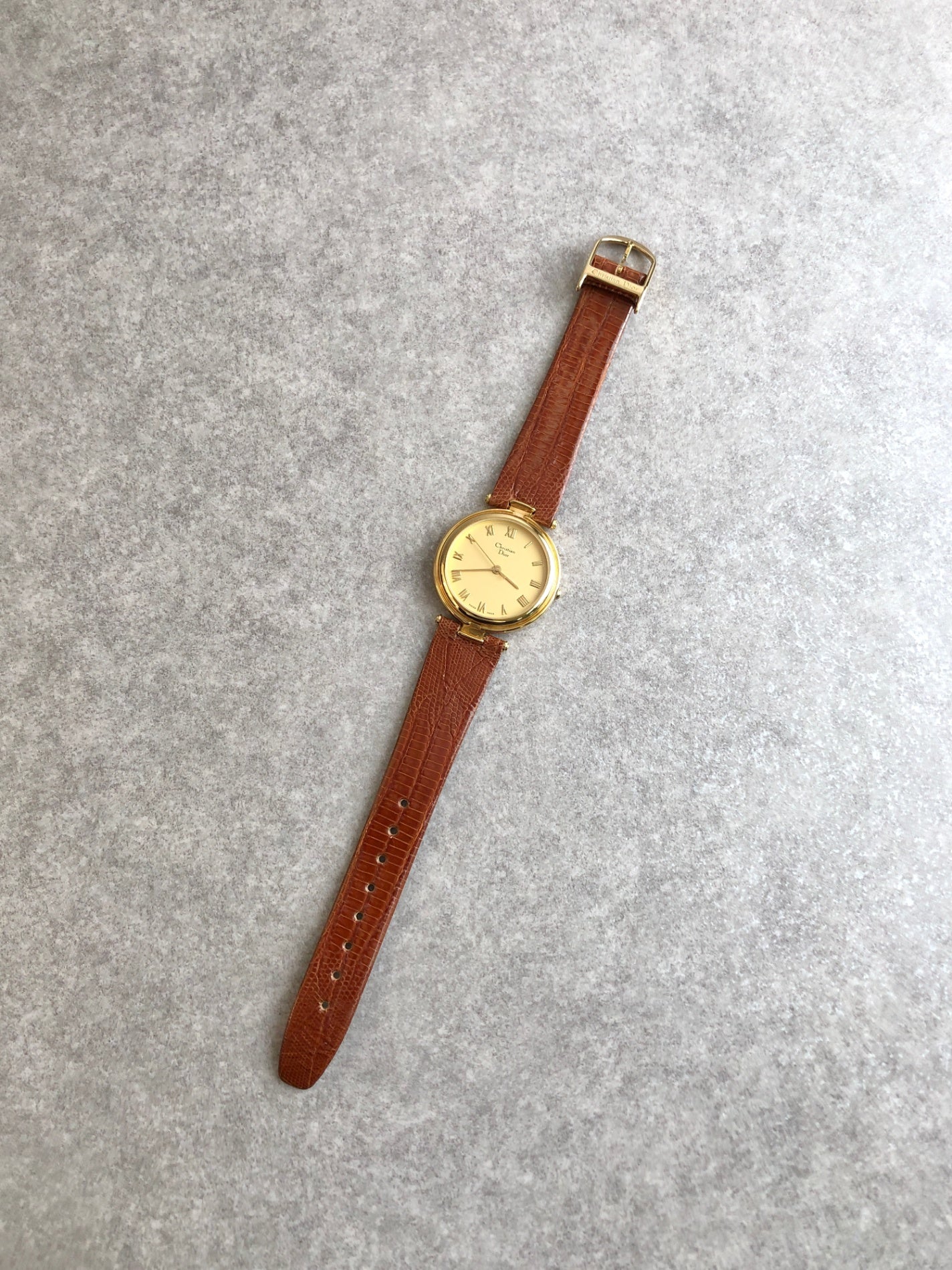 Christian Dior Watch Brown 3006 Vintage kkbdfr