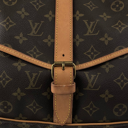 LOUIS VUITTON Monogram Shoulder bag Brown Vintage jer2hr