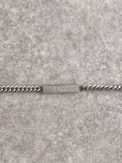 Christian Dior Logo Motif Bracelet Silver Vintage v8dhp8