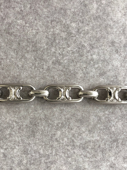 CELINE Triomphe Bracelet Silver Vintage ckacma