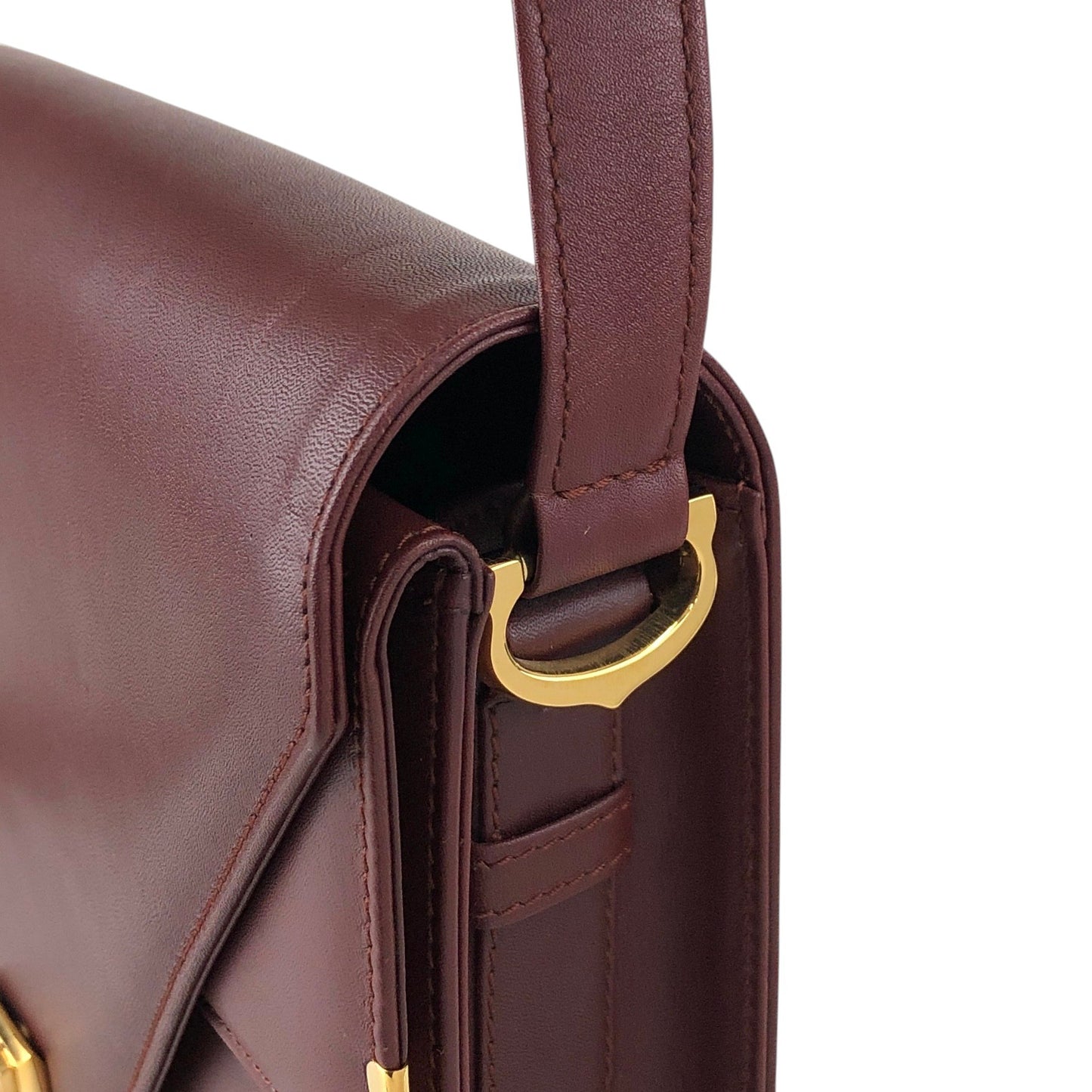 Cartier Shoulder bag Bordeaux Vintage 3m6y5t