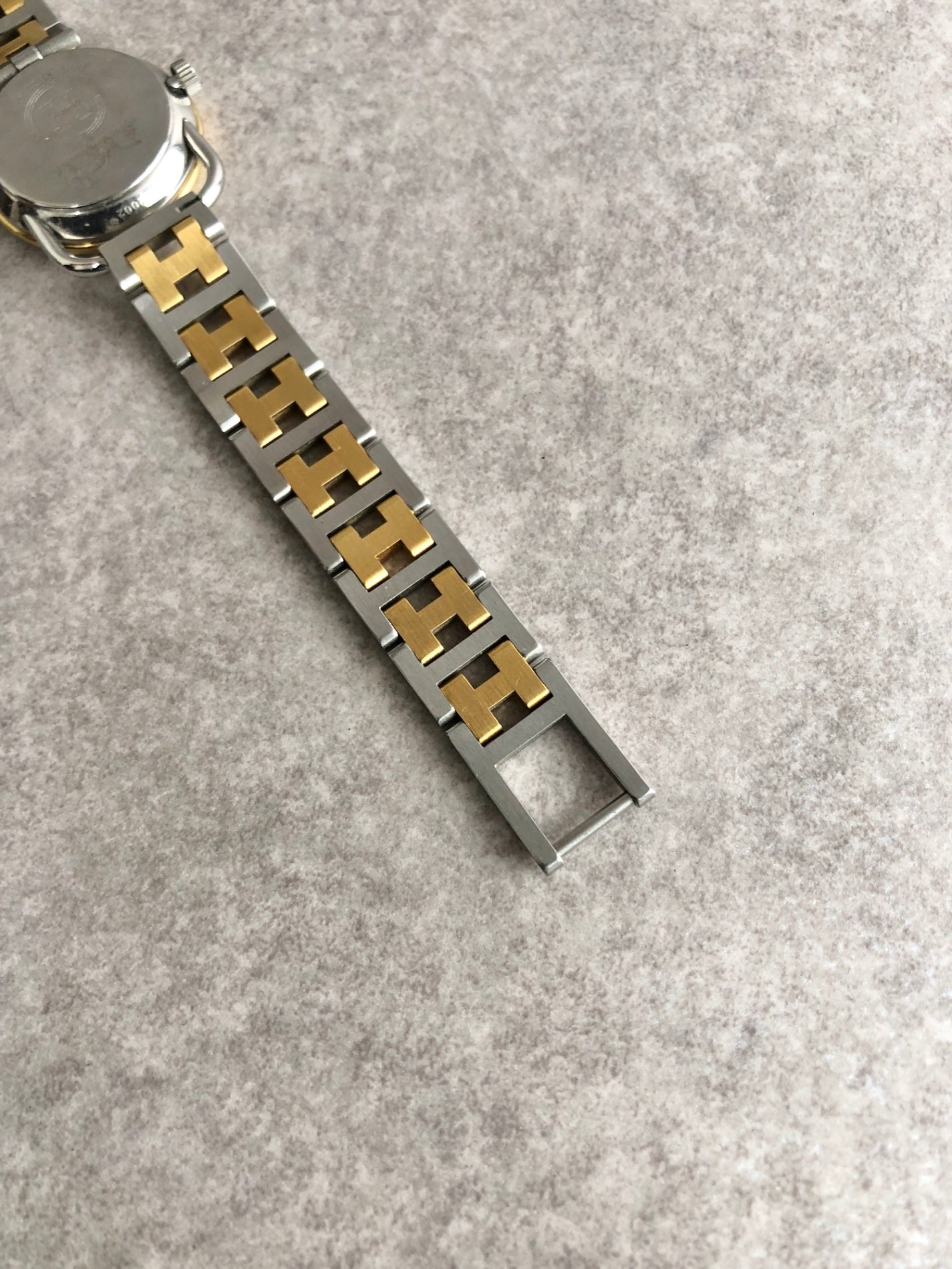 HERMES Watch Arceau Gold×Silver Vintage 5s8mvn