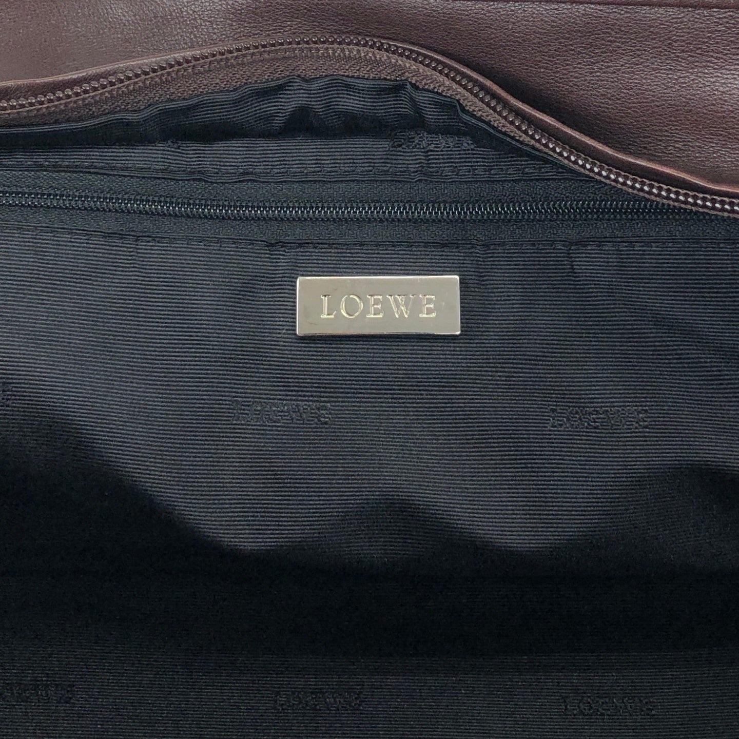 LOEWE Amazona36 Handbag Boston bag Brown Vintage a3rpfj
