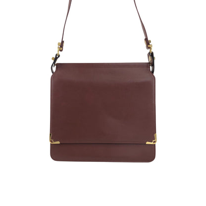 Cartier Flap Shoulder bag Bordeaux Vintage cnjkhe