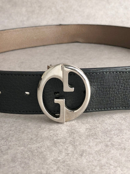 GUCCI GG Motif Belt Brown Vintage amt6we