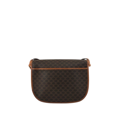 CELINE Macadam Blason Shoulder bag Brown Vintage 23vr8y