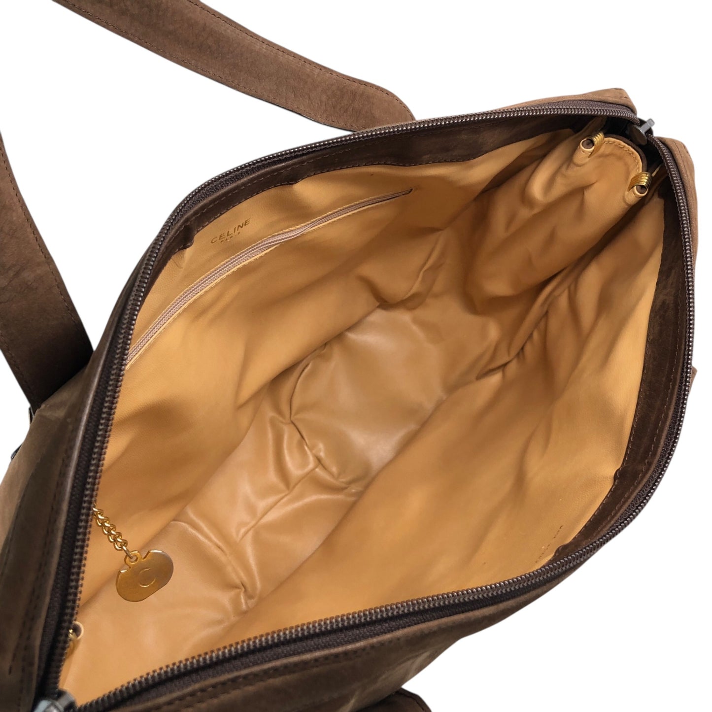 CELINE Blason Totebag Brown Vintage ntekc4