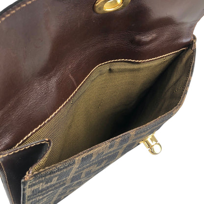 FENDI Zucca Handbag Brown Vintage 5pdvzg