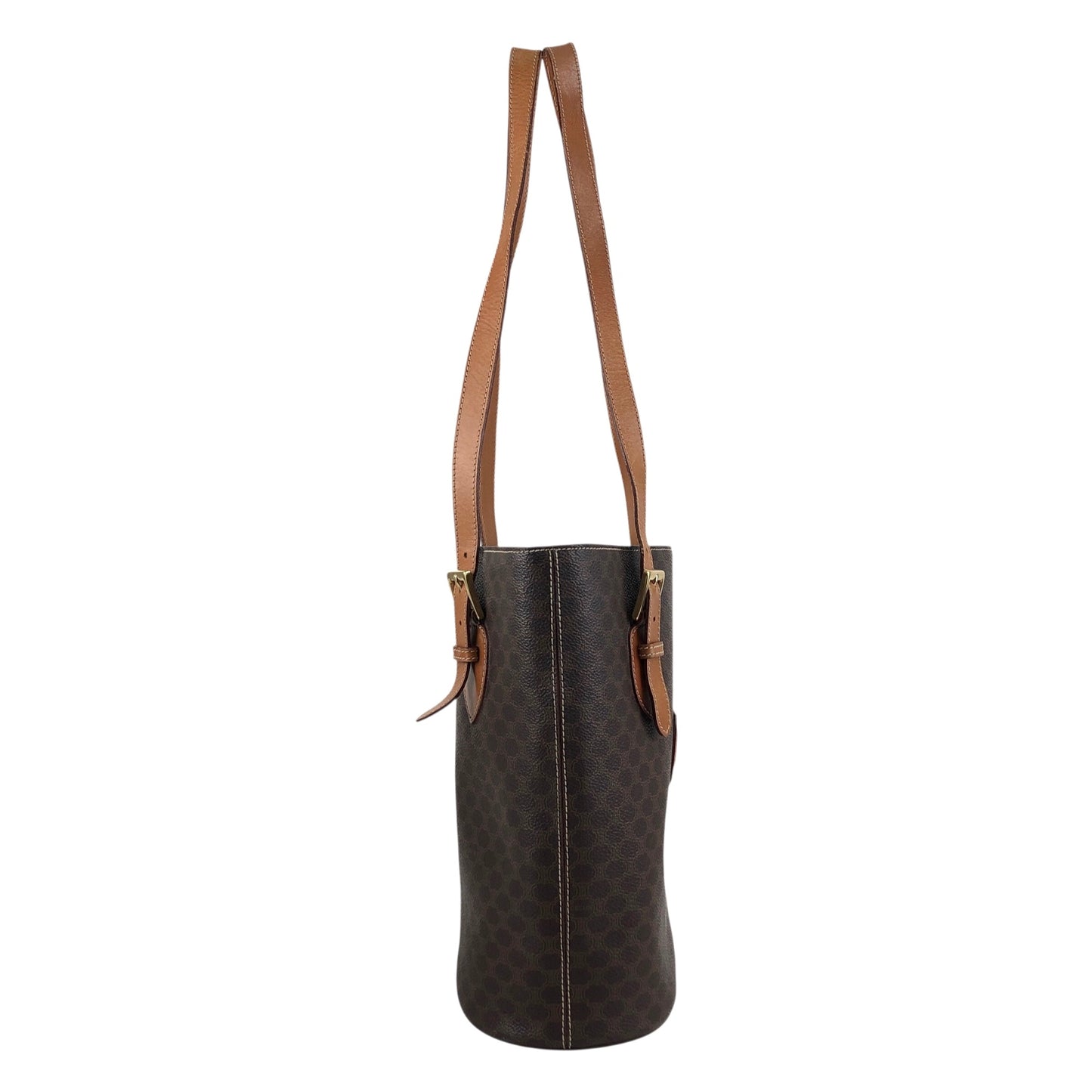 CELINE Macadam Blason Totebag Brown Vintage inkg8a