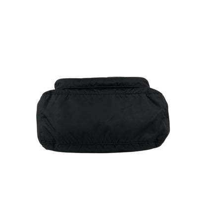 PRADA Logo Shoulder bag Black BT0689 Vintage s35m2a