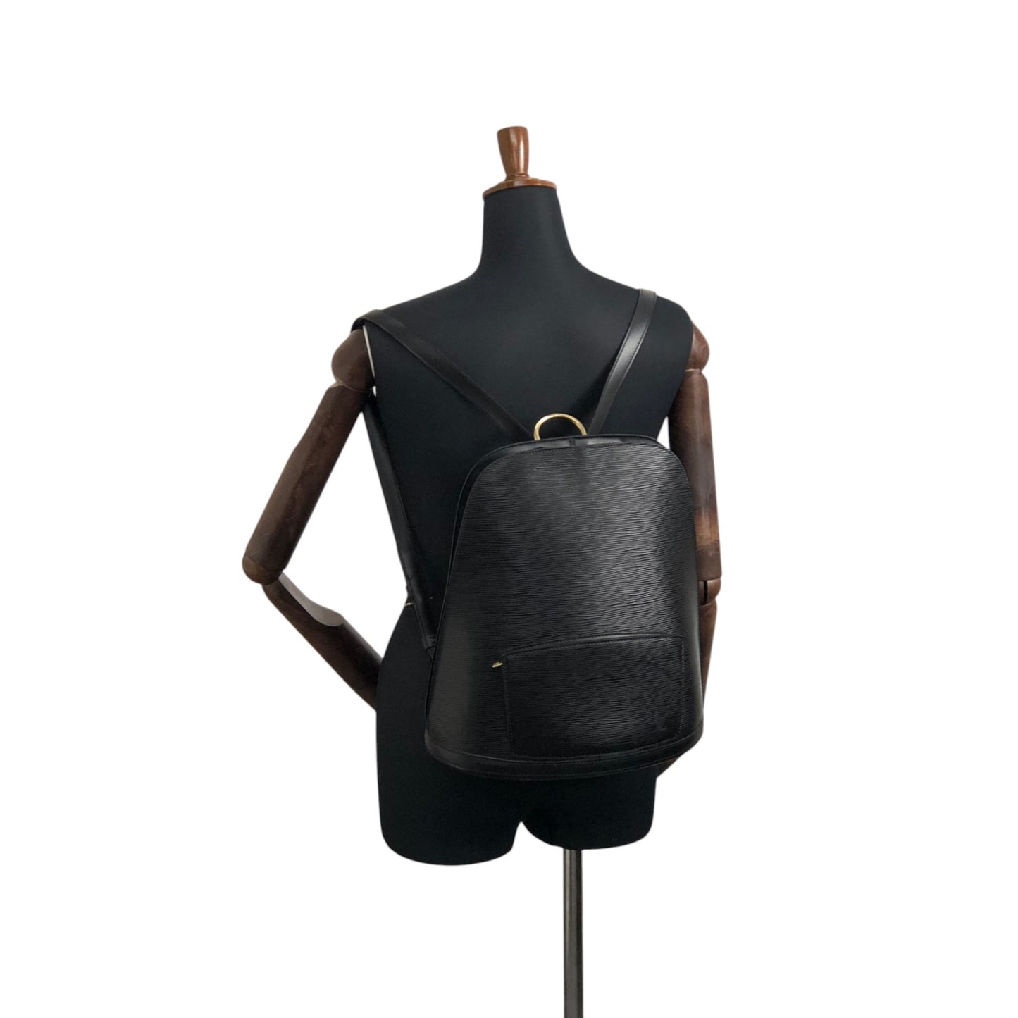 LOUIS VUITTON Epi Backpack Black M52292 Vintage e4pycu