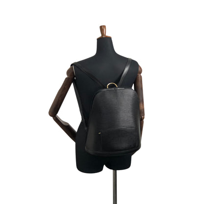 LOUIS VUITTON Epi Backpack Black M52292 Vintage e4pycu