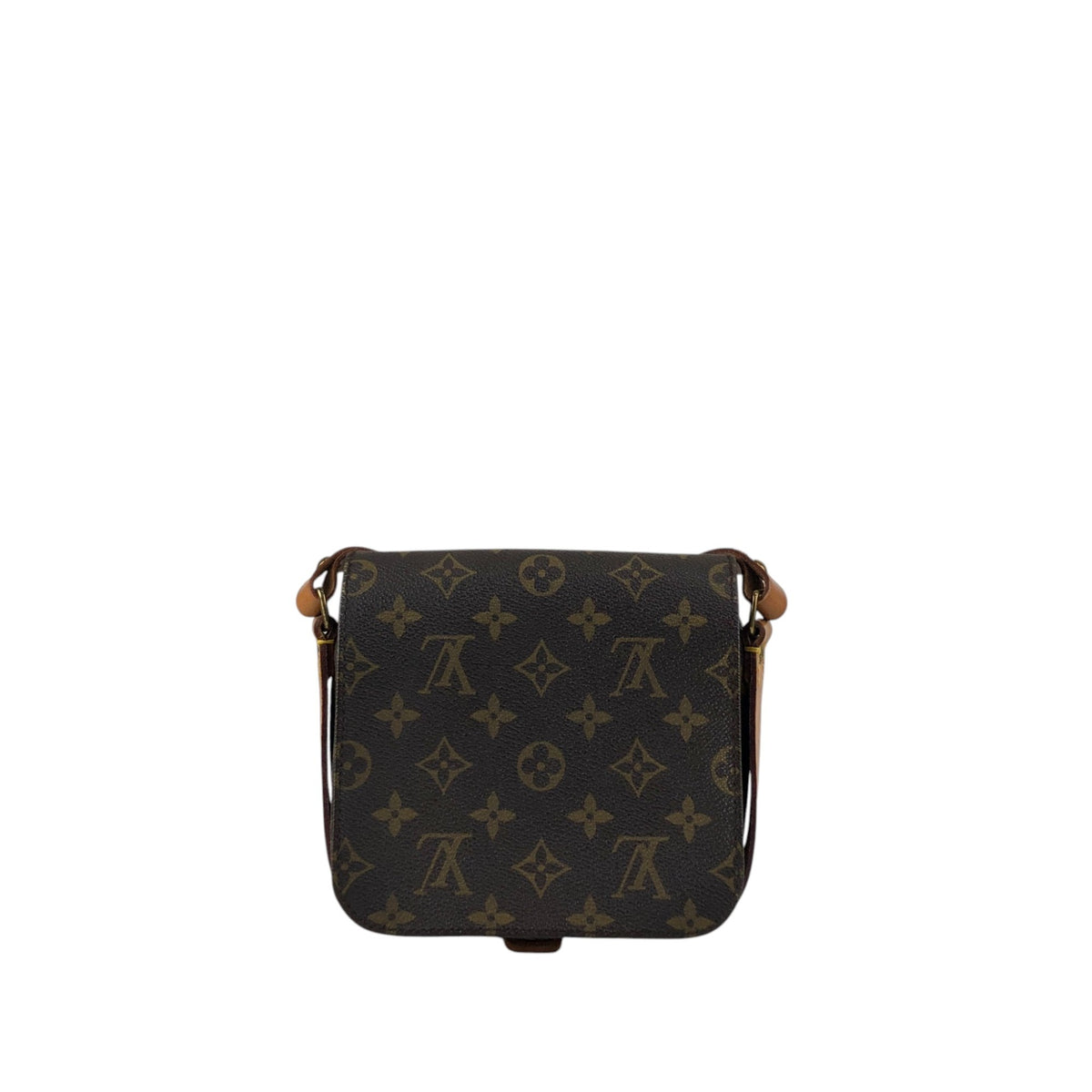 LOUIS VUITTON Monogram Shoulder bag Brown M51254 Vintage g6r5tz