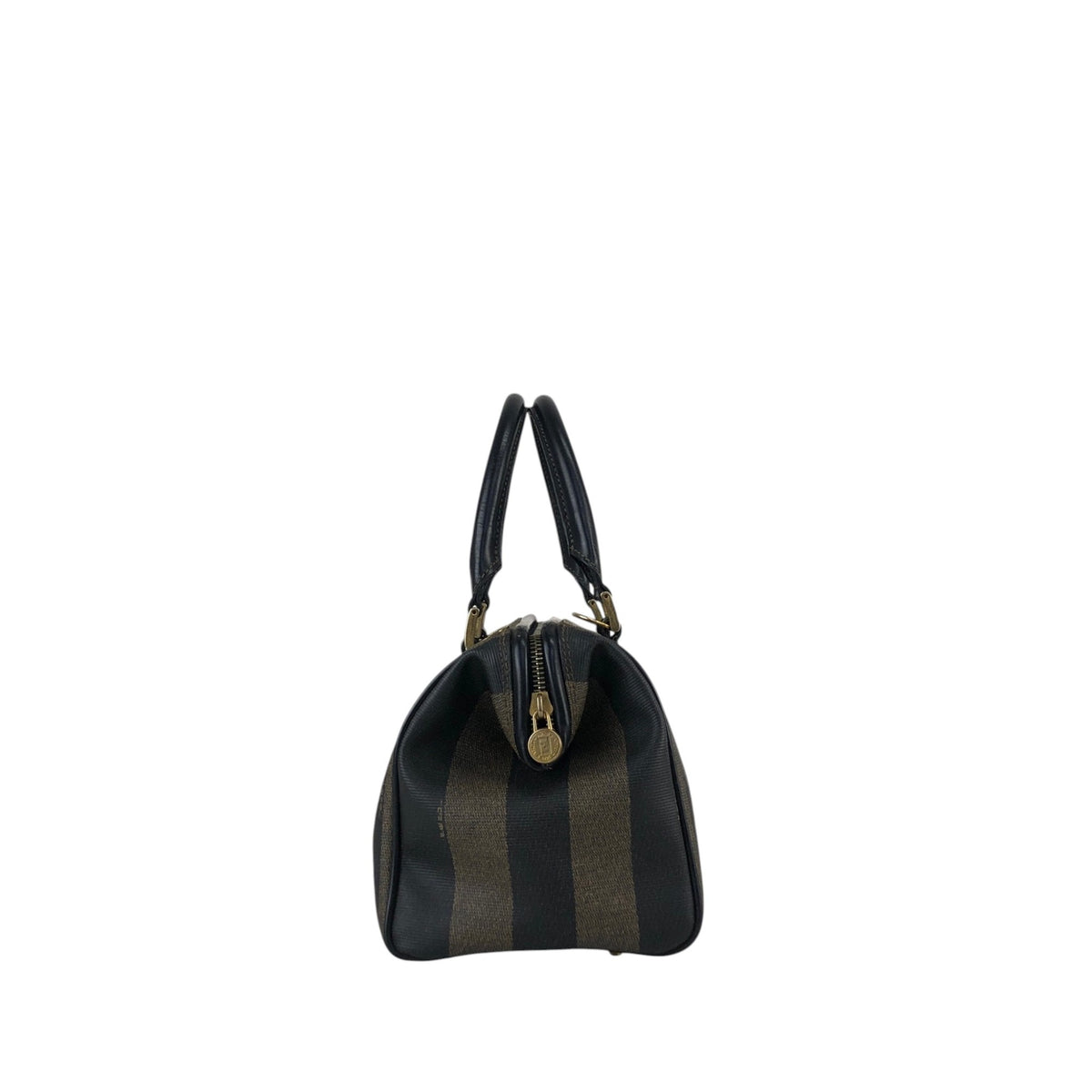 FENDI Pecan Two-way Small Boston bag Shoulder bag Black Vintage 3d83yd