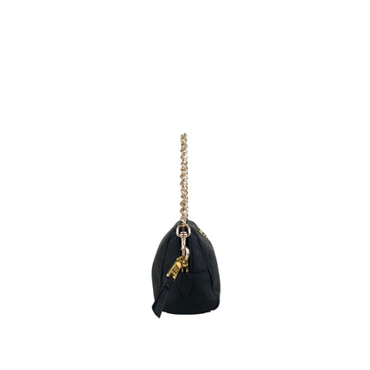PRADA Logo Small Chain Shoulder bag Black Vintage ckmyc2