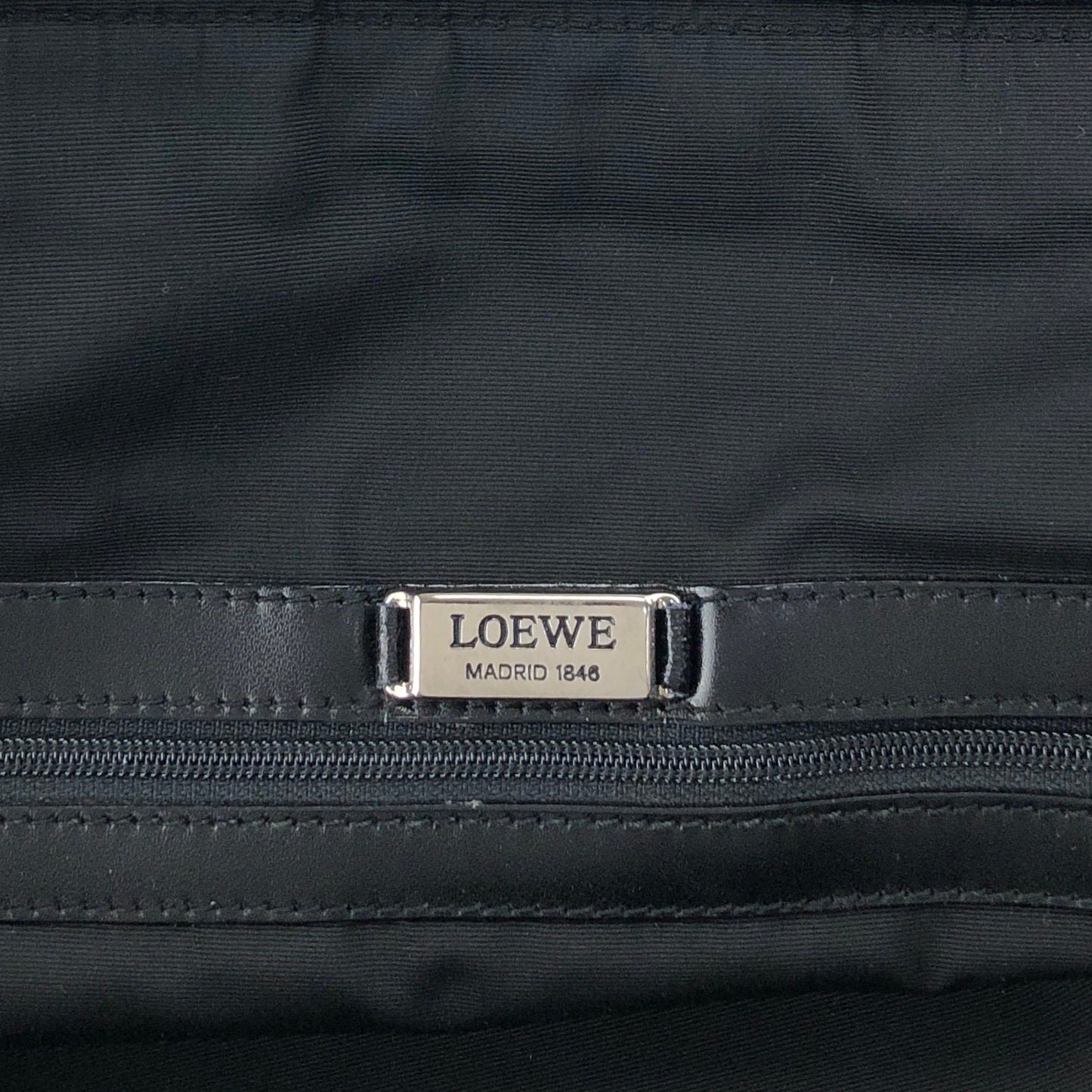 LOEWE Anagram Totebag Black Vintage ryj58c