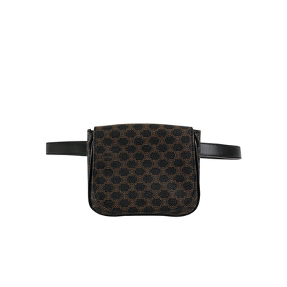 CELINE Macadam Sling bag Shoulder bag Black Vintage uwmfjs