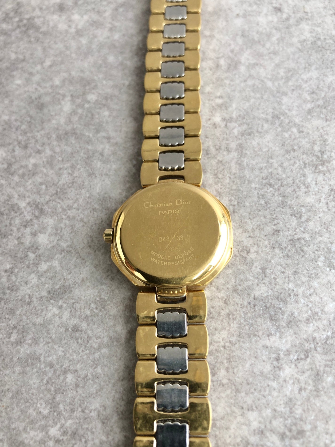 Christian Dior Watch Gold Vintage nudz6u