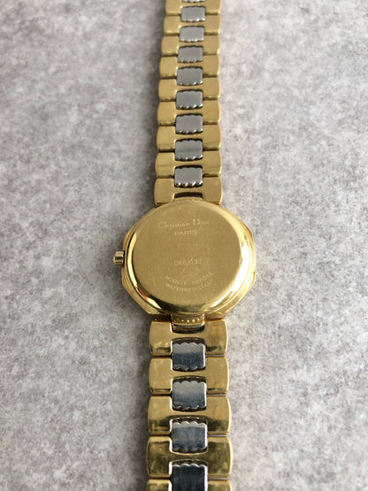 Christian Dior Watch Gold Vintage nudz6u