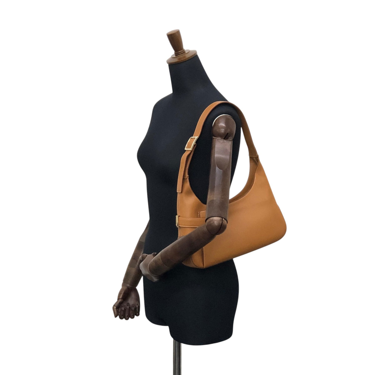 Salvatore Ferragamo Gancini Shoulder bag Brown Vintage 6kjzn6