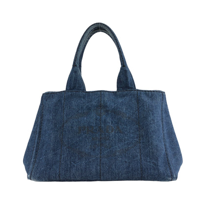 PRADA Canapa Handbag Indigo Vintage  hxdtf6