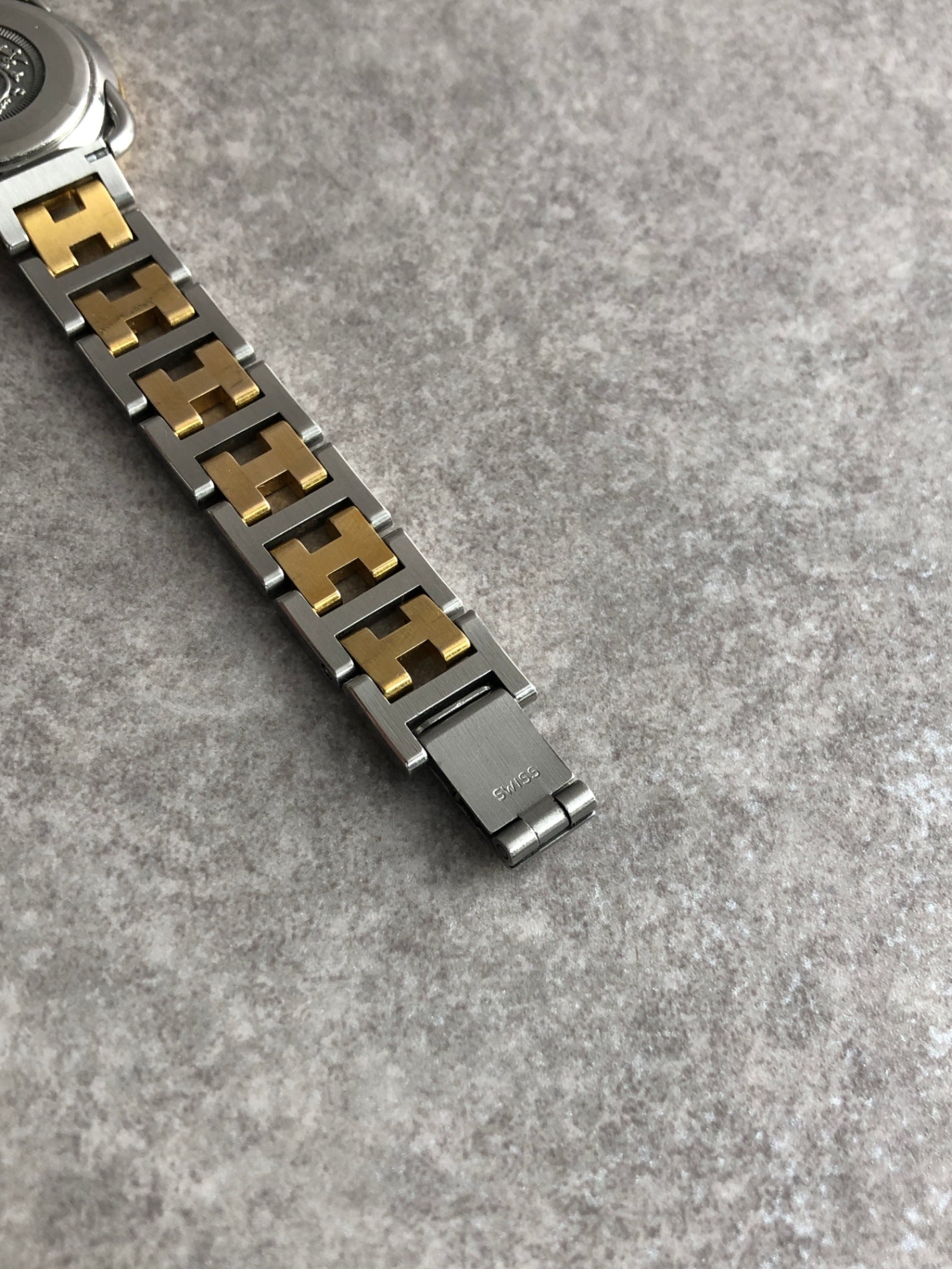 HERMES Quartz Watch Gold×Silver Vintage th72re – VintageShop solo