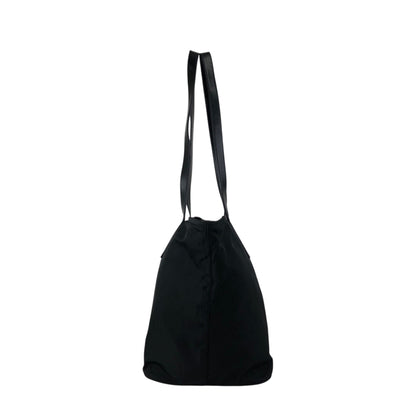 PRADA Tessuto Triangle Logo Totebag Black Vintage 28m35x