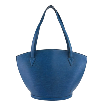 LOUIS VUITTON Epi Totebag Blue Vintage w832e5