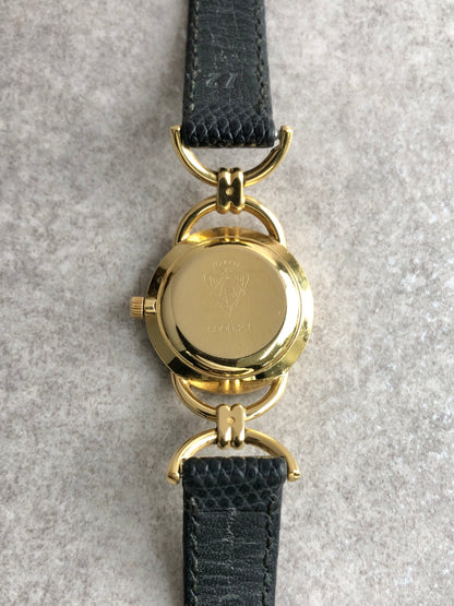 GUCCI Quartz Watch Black 6000L Vintage yav34a