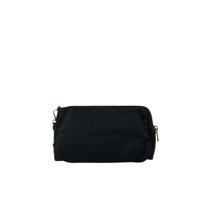 PRADA Logo  Small Handbag Pouch Black Vintage gnc6de