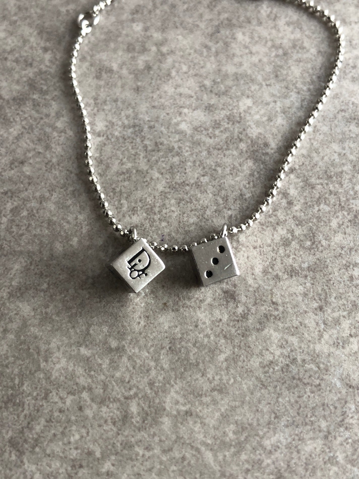 Christian Dior Logo Bracelet Silver Vintage 5ynpw5