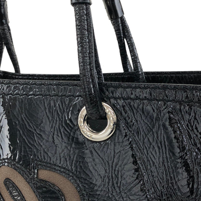 LOEWE Anagram Handbag Totebag Black Vintage n7ecge