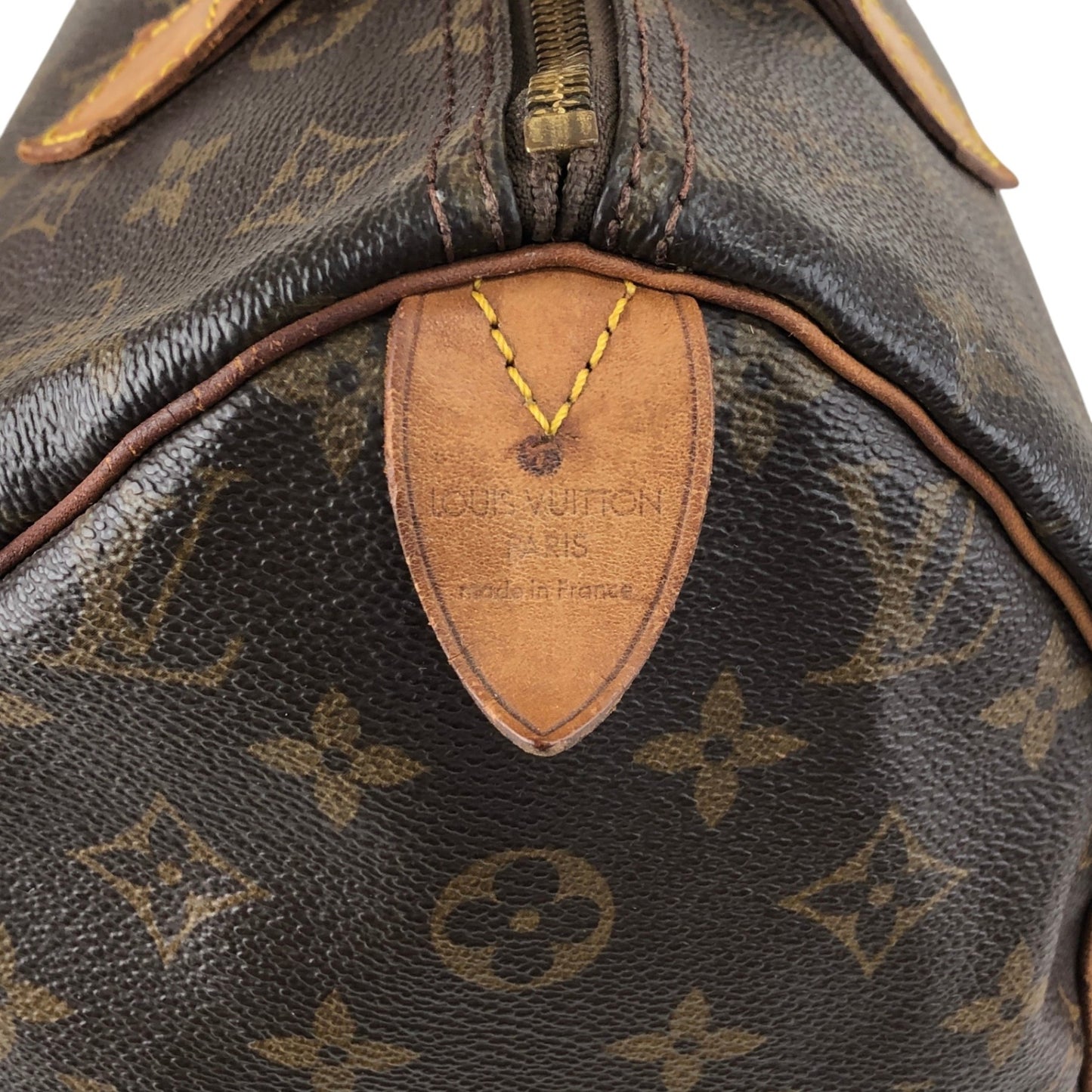 LOUIS VUITTON Monogram Small Boston bag Handbag Brown Vintage jm4cx4