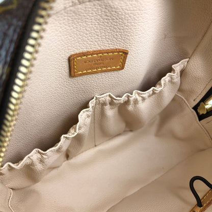 LOUIS VUITTON Monogram Two-way Handbag Shoulder bag Brown M47500 Vintage 8y7es4