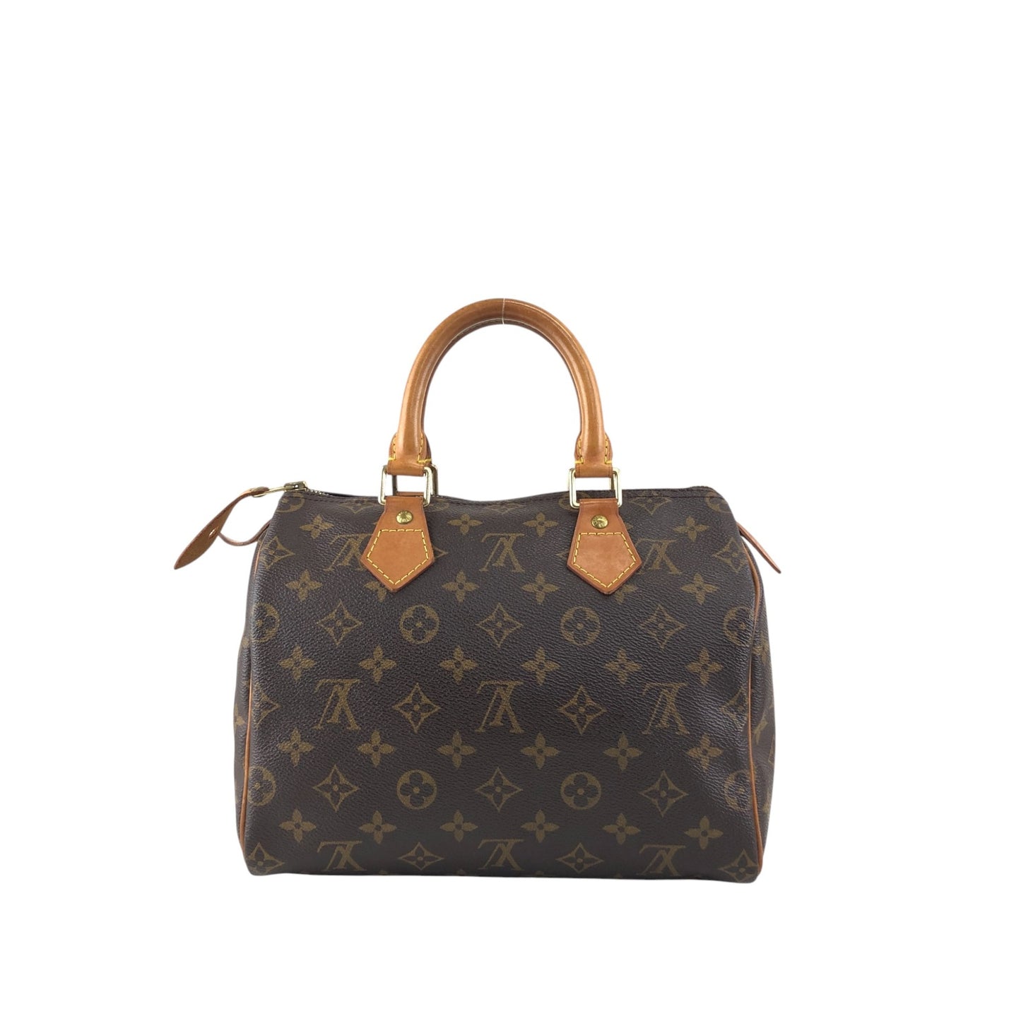 LOUIS VUITTON Monogram Small Boston bag Handbag Brown Vintage szn2aw