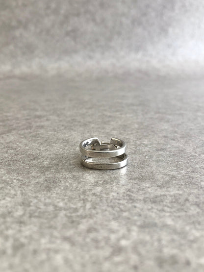 CELINE Blason Ring Silver SILVER925 Vintage jnpxi7
