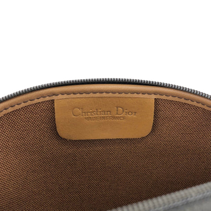 Christian Dior Honeycomb Pattern Chain Shoulder bag Black×Brown Vintage am6zmm