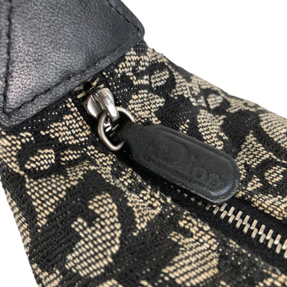 Christian Dior Trotter Small Handbag Vanity bag Black Vintage zxykbr