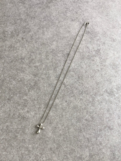 Tiffany & Co. Cross Motif Necklace Silver Vintage szwssf