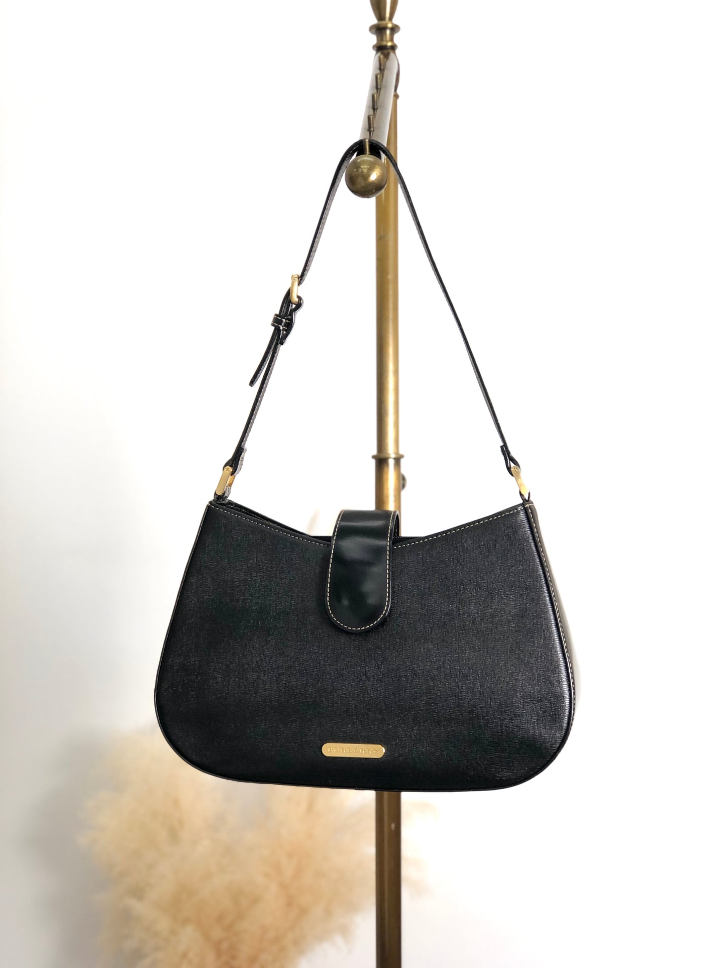 BURBERRY Shoulder bag Black Vintage ba84aj