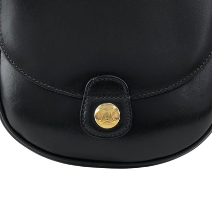 CELINE Blason Small Shoulder bag Black Vintage v56cia