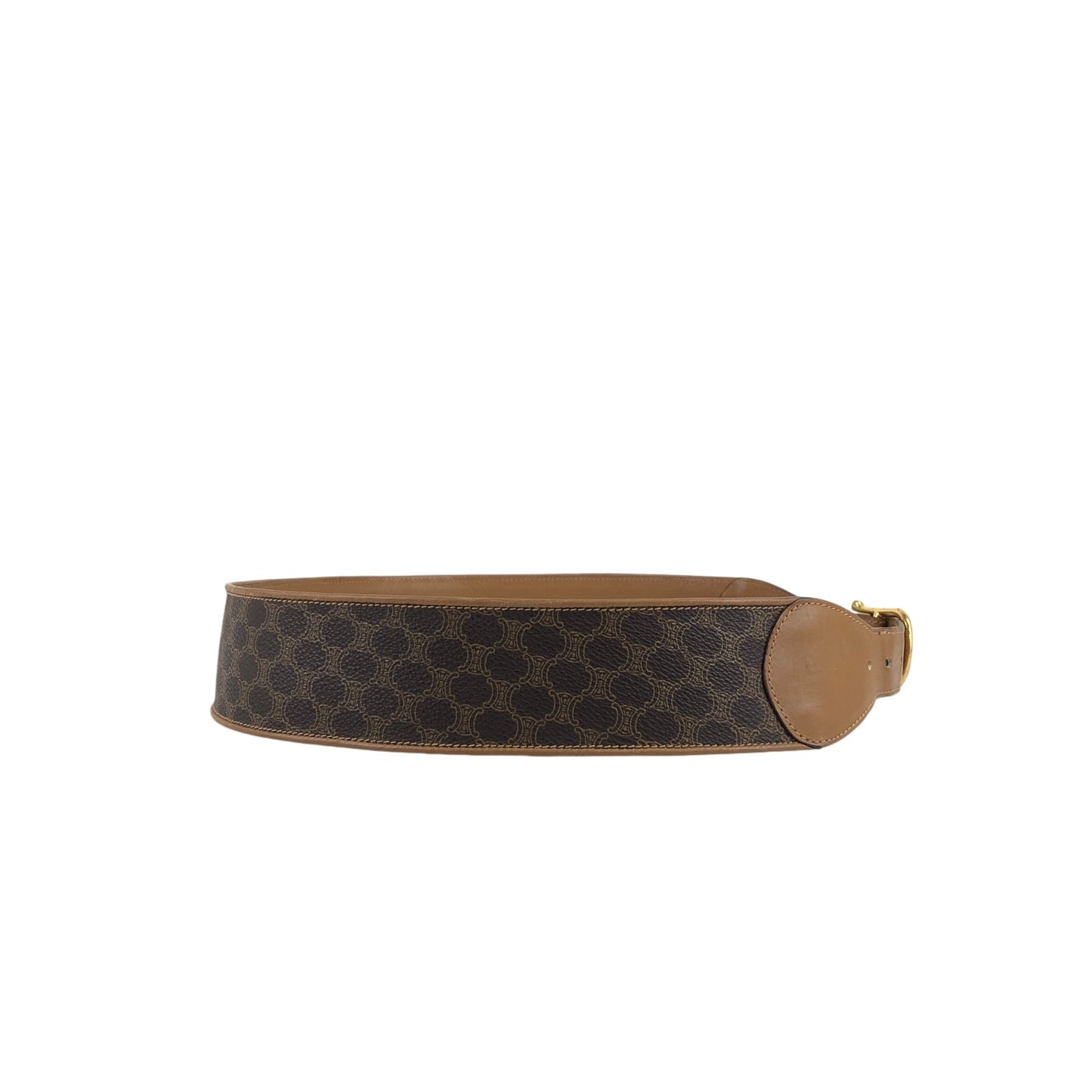 CELINE Macadam Belt Brown Vintage tzt2w3