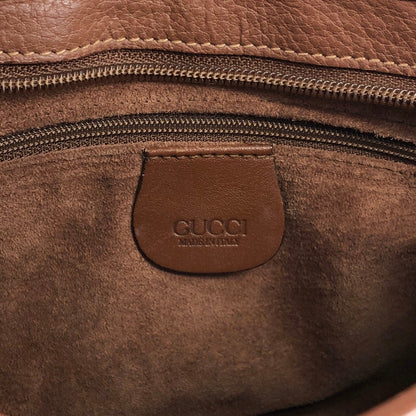 GUCCI GG Logo Shoulder bag Brown Vintage j6eid2